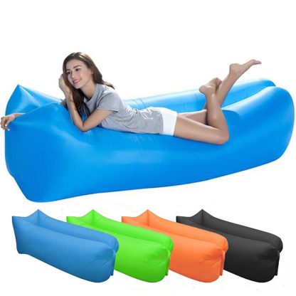 Inflatable Sofa Lazy Bag Camping Air Bed Lounger - Image 8