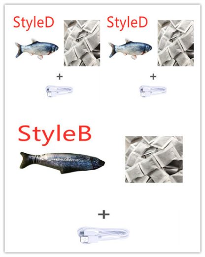 Without Cat Nip Version - Electric Jumping Fish Simulation Electric Fish Toy - Image 10