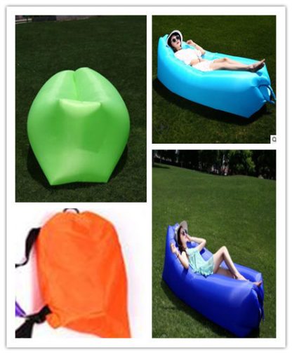 Inflatable Sofa Lazy Bag Camping Air Bed Lounger - Image 10