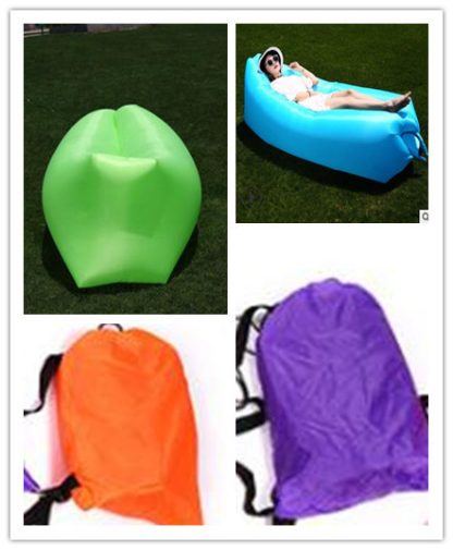 Inflatable Sofa Lazy Bag Camping Air Bed Lounger - Image 9
