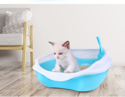 Semi Enclosed Cat Sized Thickened Splash Proof Toilet - Image 2