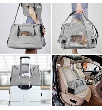 Portable Outdoor Portable One Shoulder Diagonal Cross Pet Box - Image 2