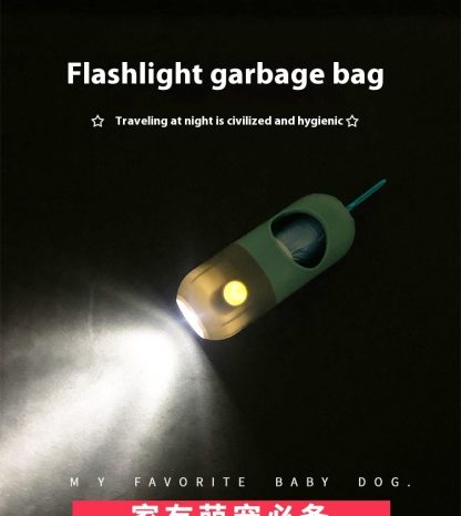Led Light Pet Waste Bag Dispenser For Dogs Cats Dog Poop Scooper Bags Waste Bags Holder Dispensers Pet Clean Accessories - Image 4