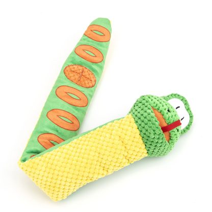 Snake Snuffle Toy Squeaky Dog Toys Boredom Stress Relief Game, Dog Puzzle Plush Toy IQ Training, Snuffle Toys For Dogs Foraging Instinct Training, Dog Chew Toy Treat Dispenser - Image 4