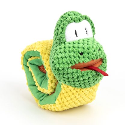 Snake Snuffle Toy Squeaky Dog Toys Boredom Stress Relief Game, Dog Puzzle Plush Toy IQ Training, Snuffle Toys For Dogs Foraging Instinct Training, Dog Chew Toy Treat Dispenser - Image 2