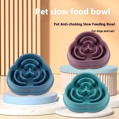 Pet Slow Feeding Bowl Dog Bowl Anti-choke Anti-skid - Image 2