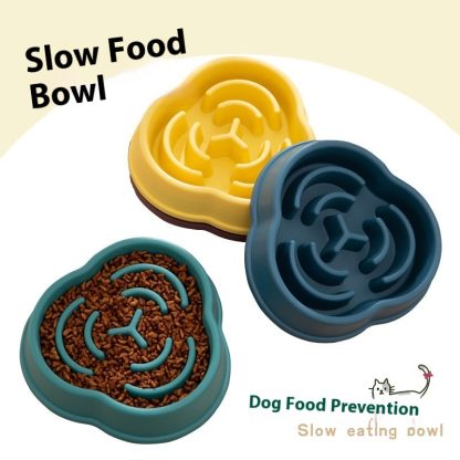 Pet Slow Feeding Bowl Dog Bowl Anti-choke Anti-skid - Image 3